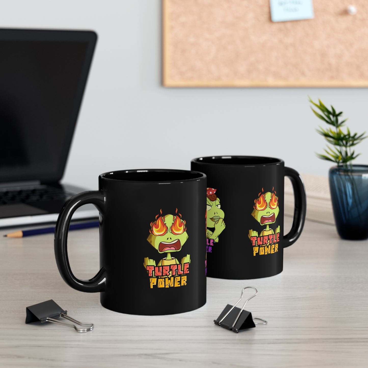 Ninja Turtle Factions (UK) Black Mug