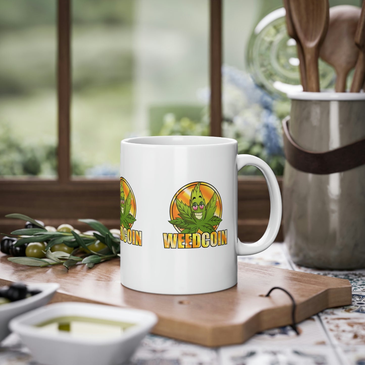 Weed Coin (Europe) Mug, 11oz