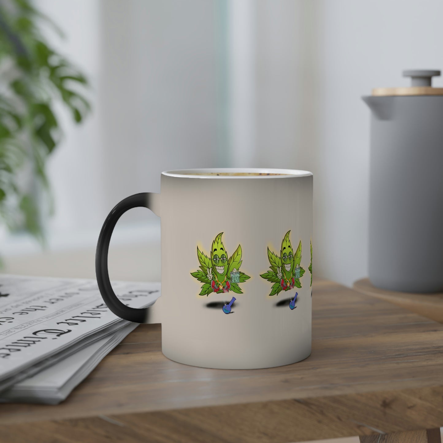 Weed Coin (Europe) Colour Morphing Mug - 11oz