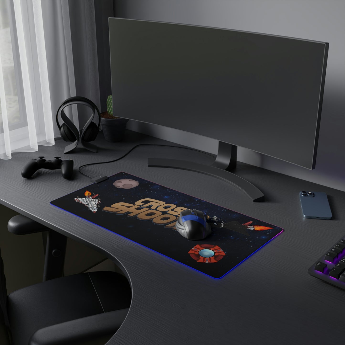 Crosmo Shooter (US/CAD) - LED Gaming Mouse Pad