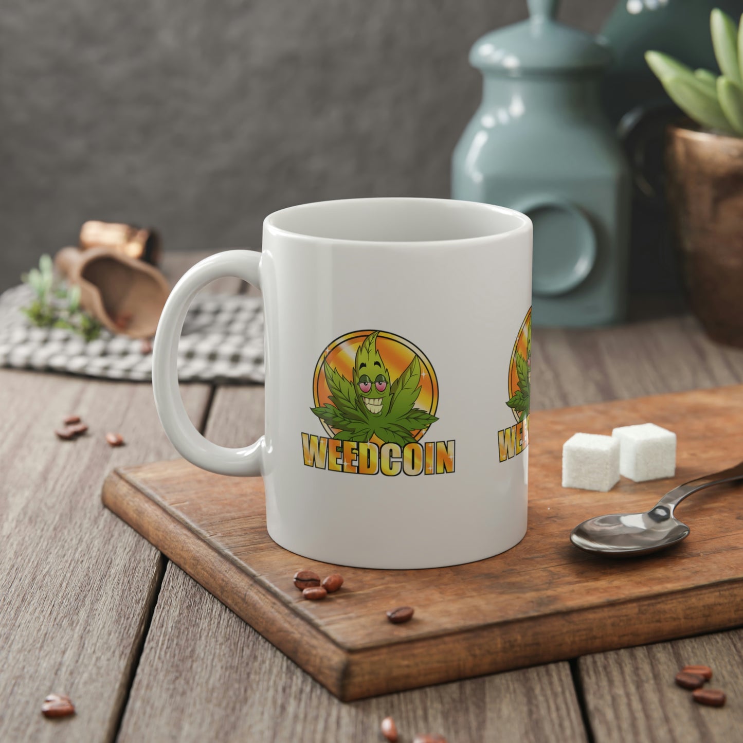 Weed Coin (US/CAD) Mug, 11oz