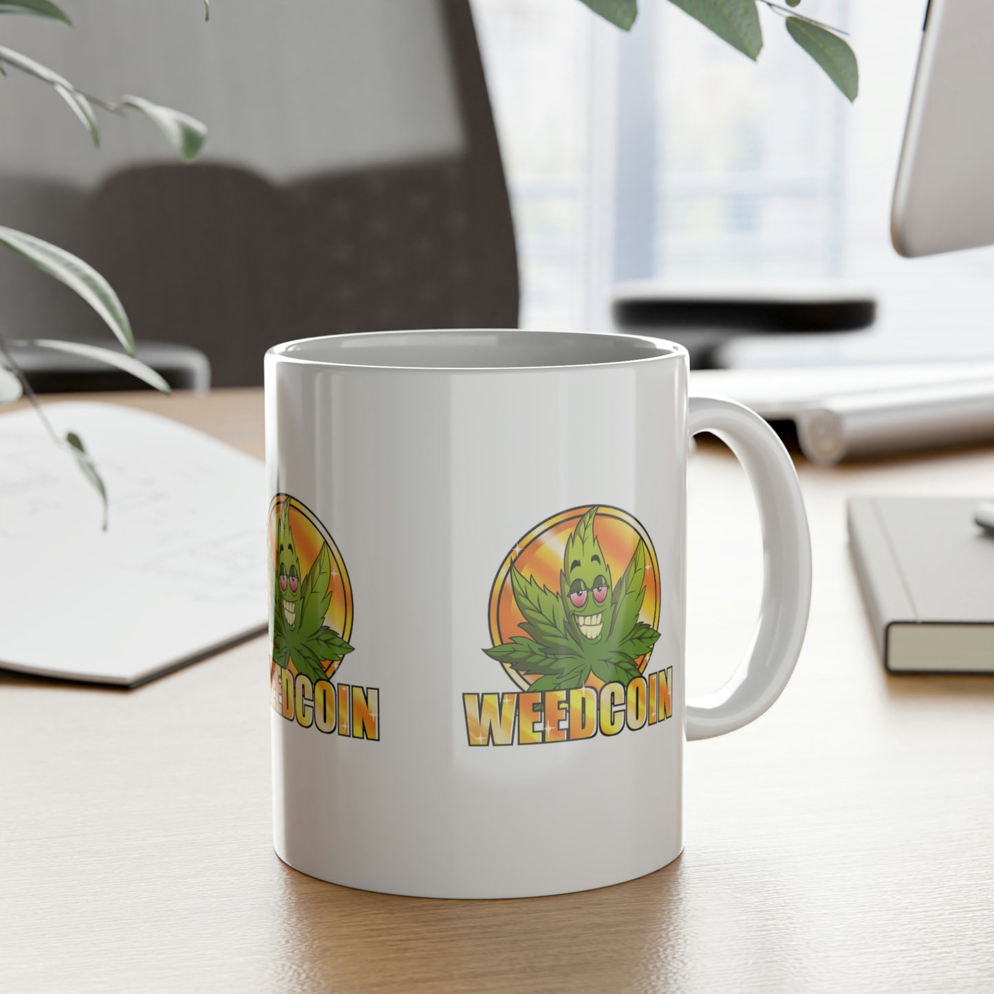 Weed Coin (US/CAD) Mug, 11oz